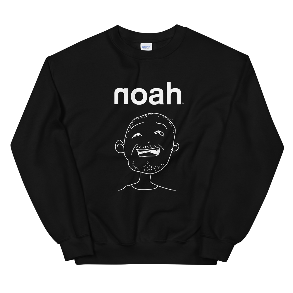 noah print crew neck sweat